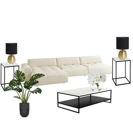 Living Room Gold, Schwarz, Marmor Interior Design Mood Board by Christinapeter on Style Sourcebook