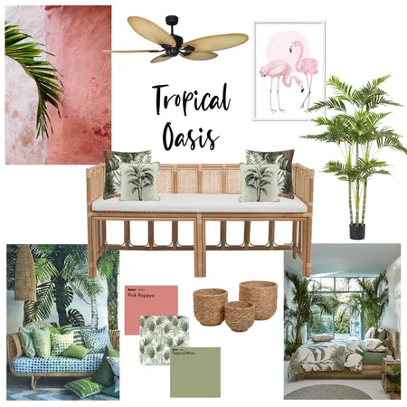 Tropical Paradise Interior Design Mood Board by stephv.interiors on Style Sourcebook