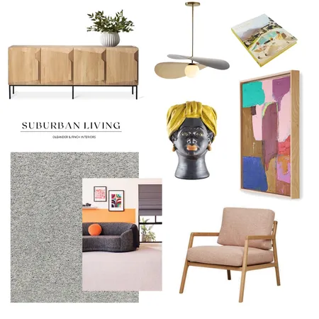 Suburban living Interior Design Mood Board by Oleander & Finch Interiors on Style Sourcebook
