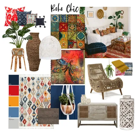 Boho Chic Interior Design Mood Board by Cindi232 on Style Sourcebook