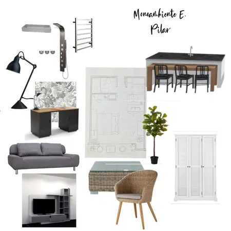 Monoambiente Pilar Interior Design Mood Board by Ceciliaz on Style Sourcebook