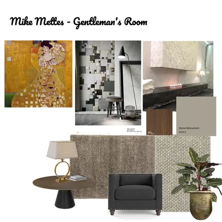 Mike Mettes Gentleman's room Interior Design Mood Board by LesleyTennant on Style Sourcebook