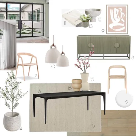 Dining Room Interior Design Mood Board by Demé Interiors on Style Sourcebook