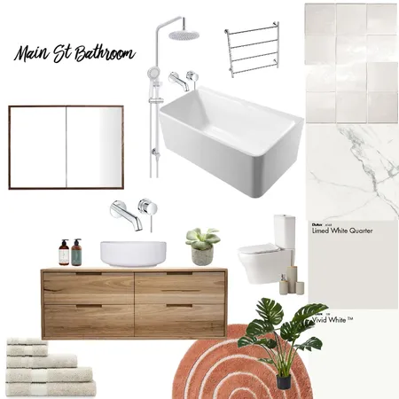 Main St Bathroom Interior Design Mood Board by thebaileybuild on Style Sourcebook