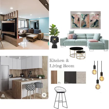 Studio Apartment Interior Design Mood Board by krithara on Style Sourcebook