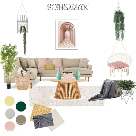 Bohemian moodboard Interior Design Mood Board by Lottieball18 on Style Sourcebook
