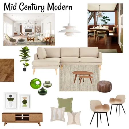 Mid century modern Interior Design Mood Board by Christinea on Style Sourcebook