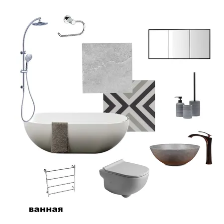 ванная Interior Design Mood Board by Виктория Лисенковская on Style Sourcebook