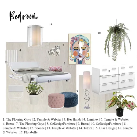 Bedroom Interior Design Mood Board by KlaraG on Style Sourcebook