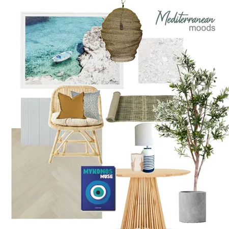 Mediterranean mood Interior Design Mood Board by Sally davies interiors on Style Sourcebook