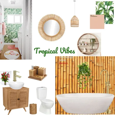 Tropical Vibes 1 Interior Design Mood Board by shian on Style Sourcebook
