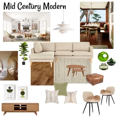 Mid century modern Interior Design Mood Board by Christinea on Style Sourcebook