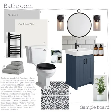 IDI Module 9 - Bathroom Interior Design Mood Board by KayleighWilkinson on Style Sourcebook