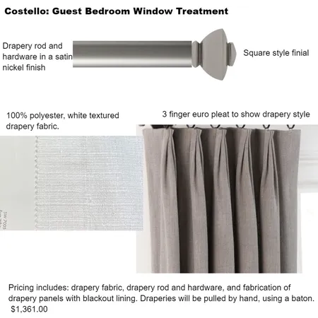 costello guest window Interior Design Mood Board by Intelligent Designs on Style Sourcebook