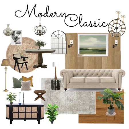 Living room - Modern Classic Interior Design Mood Board by SVETLANA OWALA on Style Sourcebook