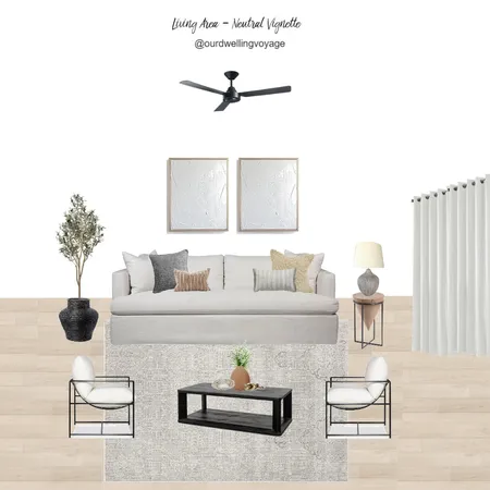 Living Area - Neutral Vignette 2 Interior Design Mood Board by Casa Macadamia on Style Sourcebook