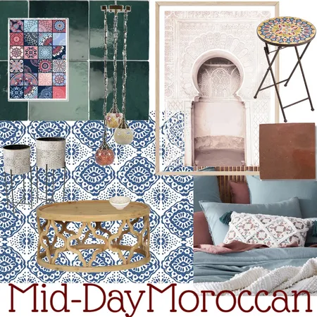 Mid-day Moroccan Interior Design Mood Board by Life by Andrea on Style Sourcebook