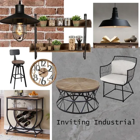 Inviting Industrial Interior Design Mood Board by Life by Andrea on Style Sourcebook