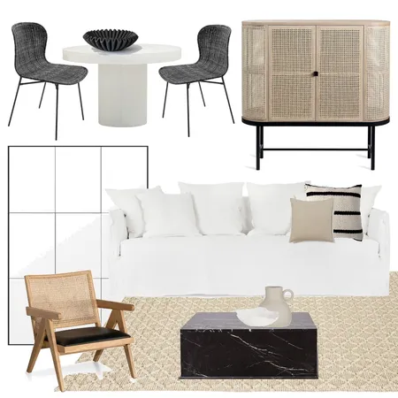 Contemporary Open Living Interior Design Mood Board by Vienna Rose Interiors on Style Sourcebook