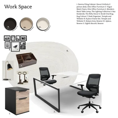 Assignment 12 Work space Interior Design Mood Board by sallymiss on Style Sourcebook