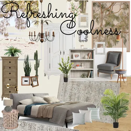 Bedroom - Refreshing Coolness Interior Design Mood Board by SVETLANA OWALA on Style Sourcebook
