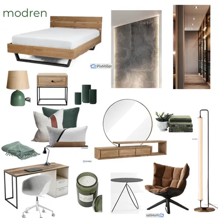 غرفة نوم مودرين Interior Design Mood Board by shahad-33 on Style Sourcebook