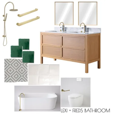 LEXI + FREDS BATHROOM Interior Design Mood Board by melw on Style Sourcebook