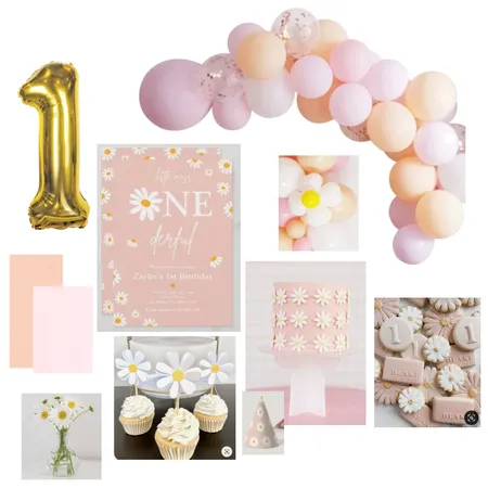 Ivy's first birthday Interior Design Mood Board by tahlia m on Style Sourcebook
