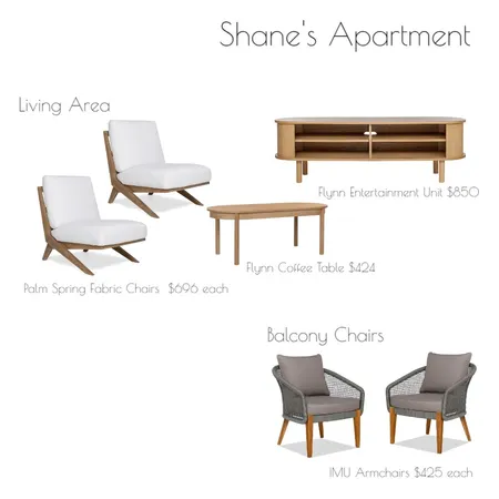 Shane's Apartment Interior Design Mood Board by DesignTrader on Style Sourcebook
