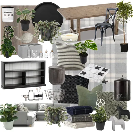 Plants option Printmakers draws Interior Design Mood Board by teesh on Style Sourcebook