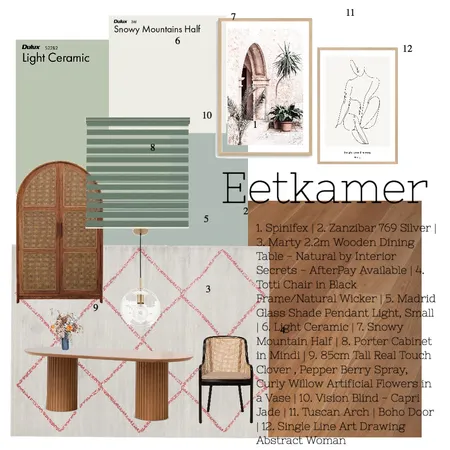 Eetkamer Interior Design Mood Board by sofiaaneca on Style Sourcebook