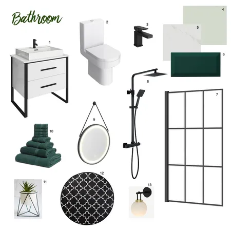 Bathroom Sample Board Interior Design Mood Board by FionaCruickshank on Style Sourcebook