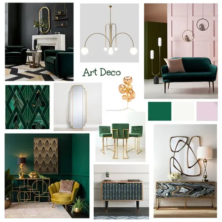 Art Deco Interior Design Mood Board by rolsybaby on Style Sourcebook
