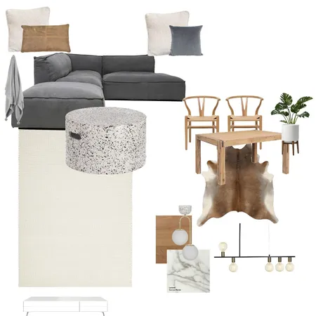 Luxe modern contemporary living Interior Design Mood Board by Natashajjj on Style Sourcebook