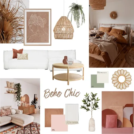 Boho Chic Interior Design Mood Board by AmberH on Style Sourcebook