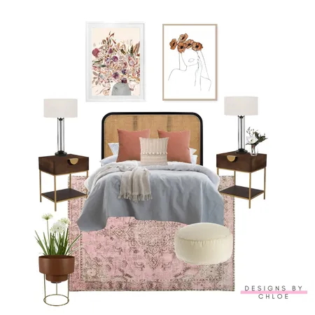 2022 Bedroom Interior Design Mood Board by Designs by Chloe on Style Sourcebook