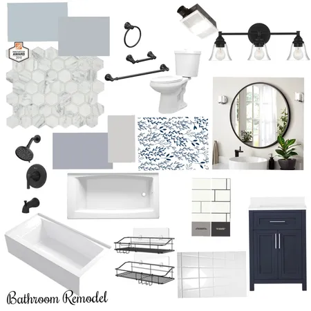 Bathroom Remodel Interior Design Mood Board by vanoverallison7@gmail.com on Style Sourcebook