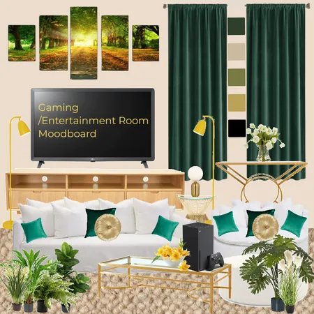 Gaming Room Moodboard Interior Design Mood Board by Naomi on Style Sourcebook