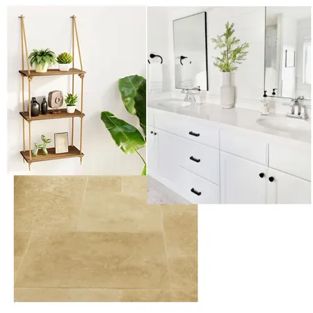 Moody Bungalow Guest Bathroom | Palm Desert Interior Design Mood Board by Nancy Deanne on Style Sourcebook