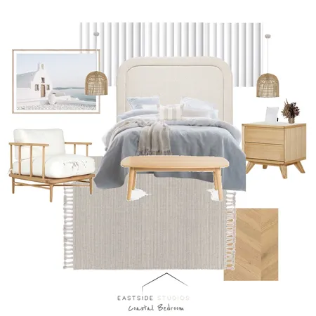 Coastal Bedroom Interior Design Mood Board by Eastside Studios on Style Sourcebook
