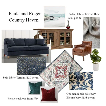 Paula and Roger Country Haven Interior Design Mood Board by AndreaMoore on Style Sourcebook