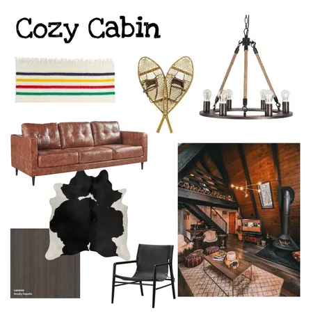 Cozy Cabin Interior Design Mood Board by summerdawn on Style Sourcebook
