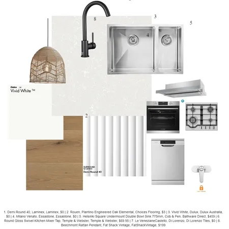 Kitchen Interior Design Mood Board by nataliejcl on Style Sourcebook