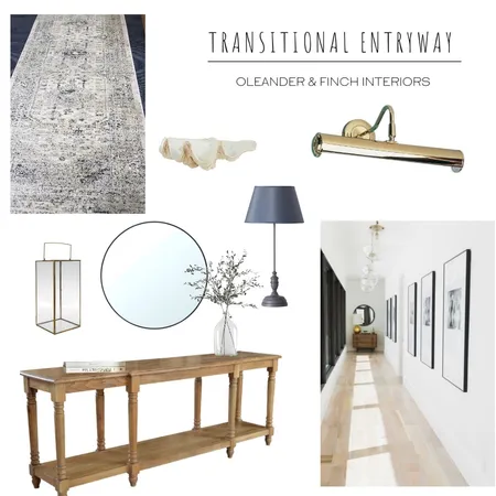 Jess transitional entryway Interior Design Mood Board by Oleander & Finch Interiors on Style Sourcebook