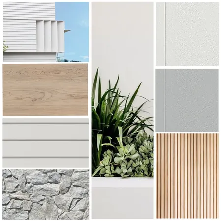 MODERN COASTAL EXTERIOR Interior Design Mood Board by DOT + POP on Style Sourcebook