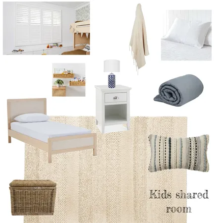 Kids shared neutral room Interior Design Mood Board by Playing_with_my_style on Style Sourcebook