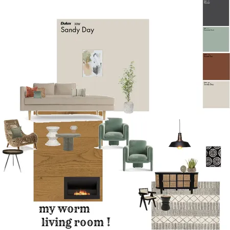 הסלון החם שלי Interior Design Mood Board by cohen einat on Style Sourcebook