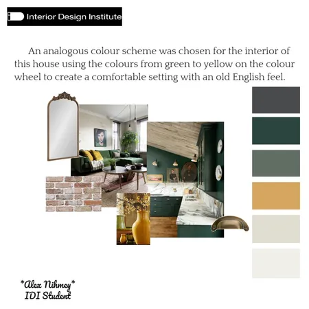 Analogous Colour Scheme Interior Design Mood Board by alexnihmey on Style Sourcebook