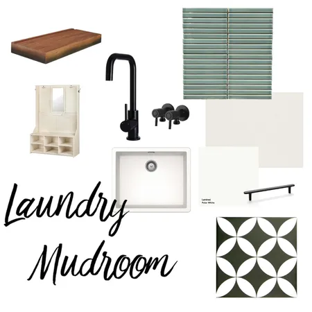 IDI Module 9 - Laundry/Mudroom Interior Design Mood Board by Cape Hawke Farmhouse on Style Sourcebook