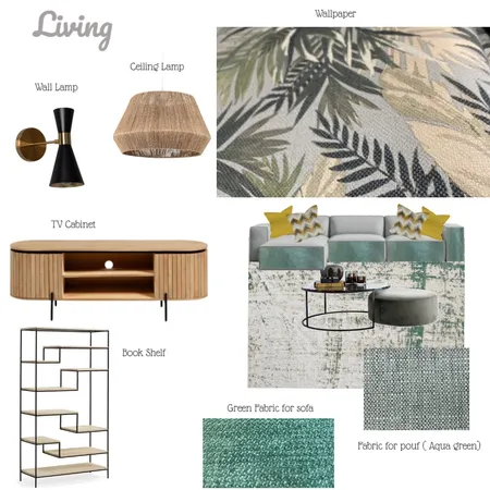 Megan Moodboard_Living Interior Design Mood Board by Interior Design Algarve on Style Sourcebook